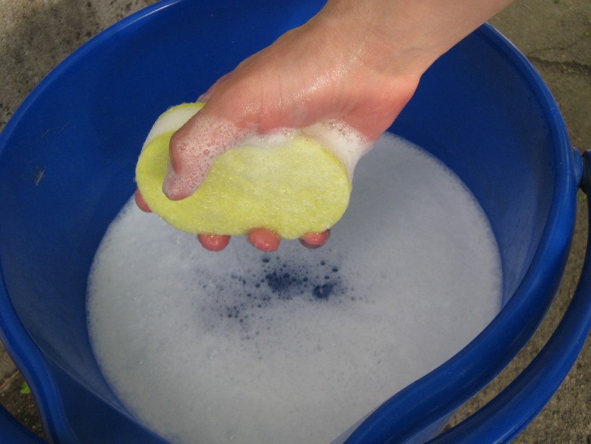 Как отмыть подоконник от грунтовки