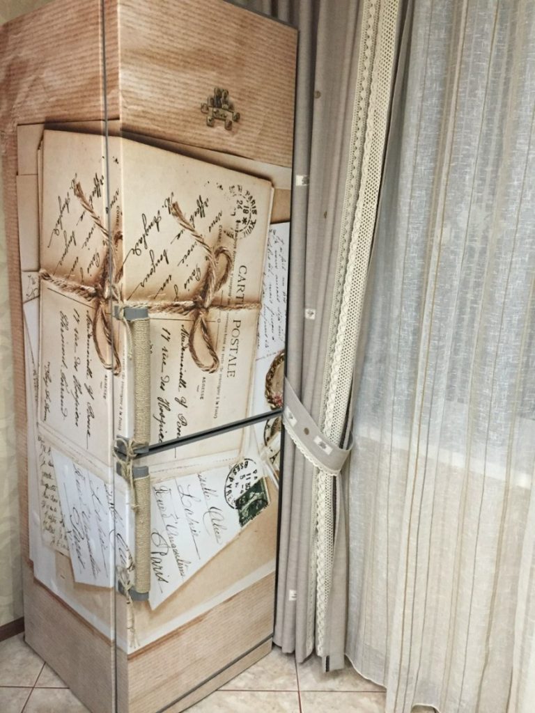 Декор холодильника своими руками море идей