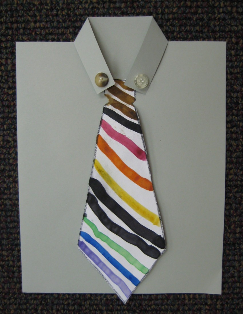 Открытка галстук