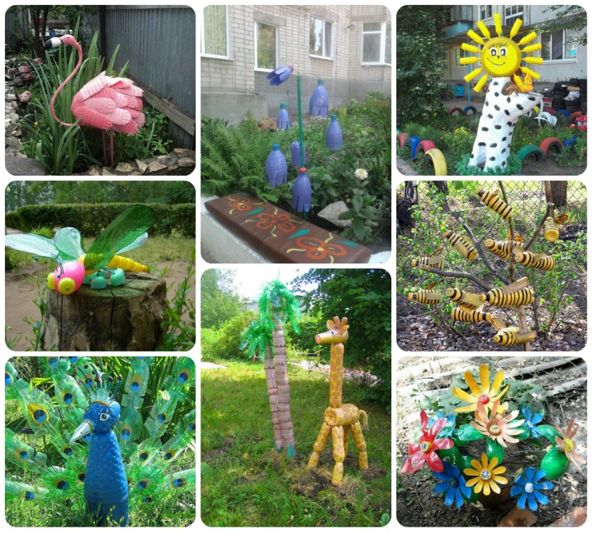 Поделки для сада и дачи, декор для сада: 88 фото идей своими руками