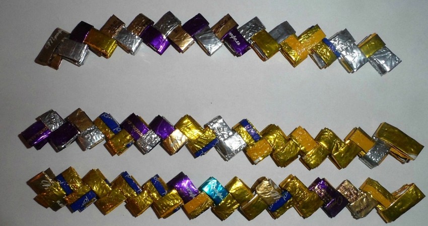 Поделки из фантиков от конфет своими руками - пошагово