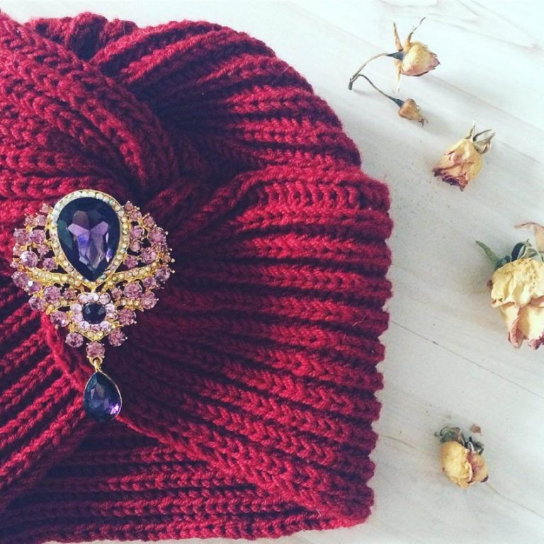 Вязаная чалма: мастер-класс как связать спицами чалму (видео + 80 фото)