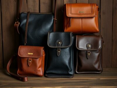 Вертикальные кожаные сумки: стиль, который тянет взгляд вверх