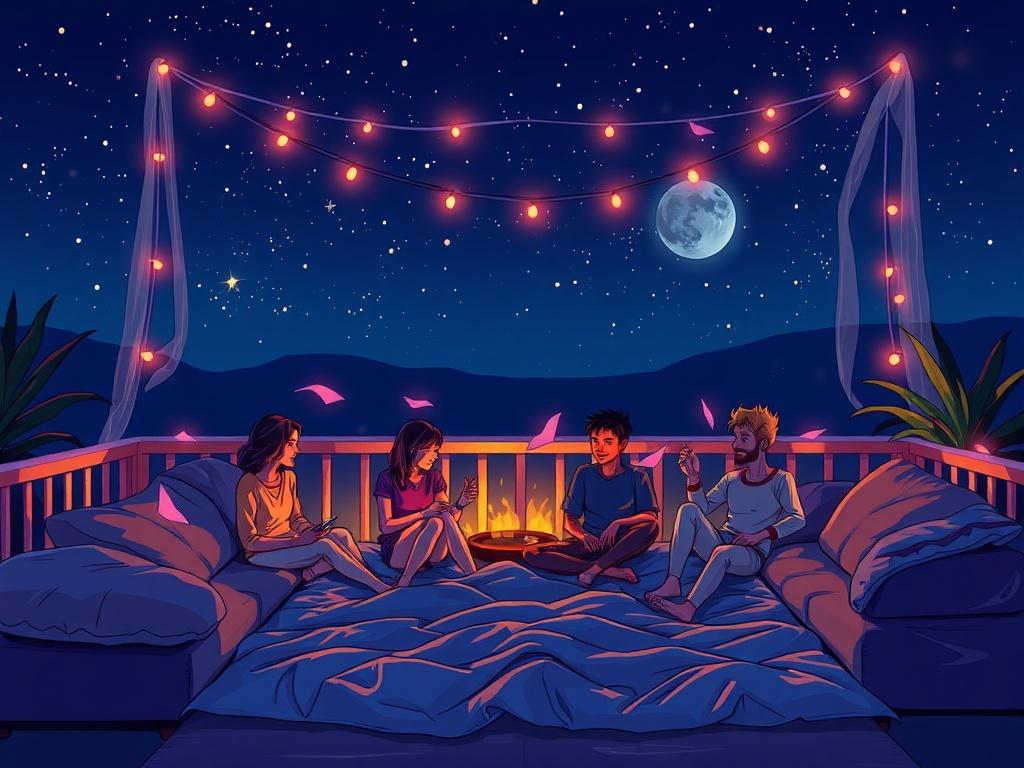 Goodnight.show: новый вид отдыха с друзьями, который мягко провожает день